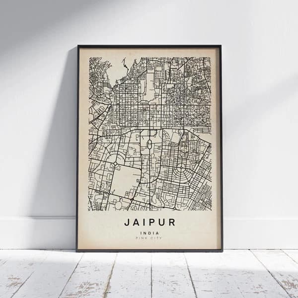 Map of Jaipur Location